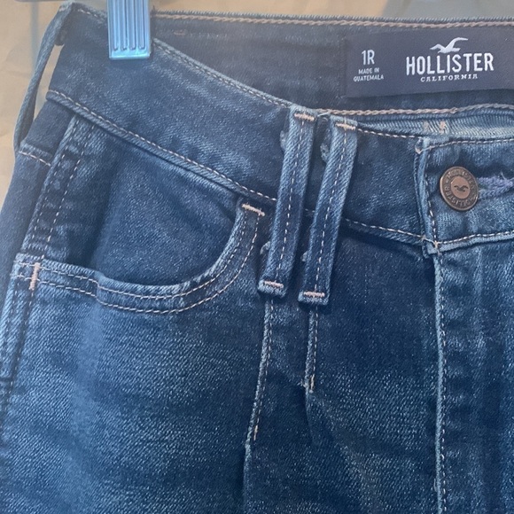 Hollister | Ultra High-Rise Mom Vintage Wash Stretch Blue Y2K Jeans 25 x 27 1R - Picture 7 of 16